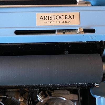 Vintage Royal Aristocrat Portable Typewriter with case