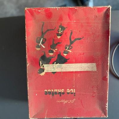 Vintage Ice and metal Roller Skates w/key!
