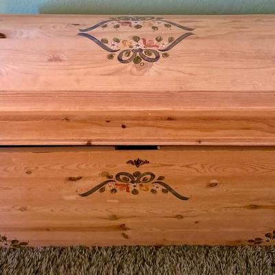 Hand Painted Chest