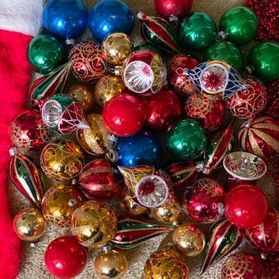 Vintage Christmas Tree ornaments