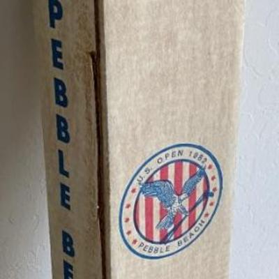 Vintage US Open 1982 Pebble Beach Monterey California Periscope Cardboard Viewer Golf Souvenir
