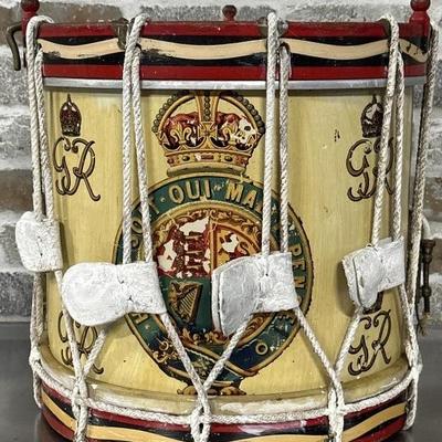 Antique British Regimental Drum