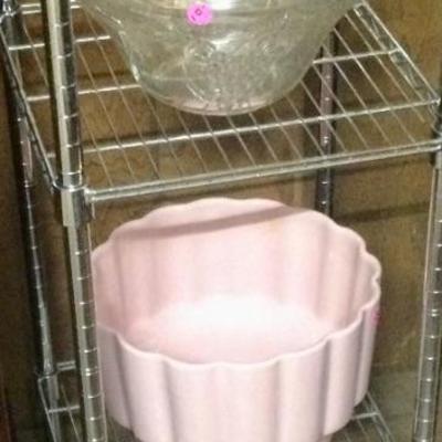 1950â€™s pink flower pot