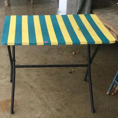 Striped table