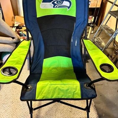 Seahawks highback folding chair