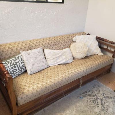 Antique futon couch