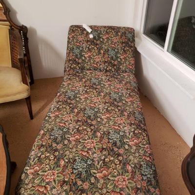 Reupholstered fainting couch
