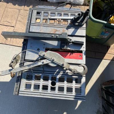 Companion to table saw