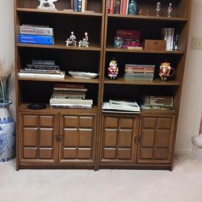 Bookcase storage units