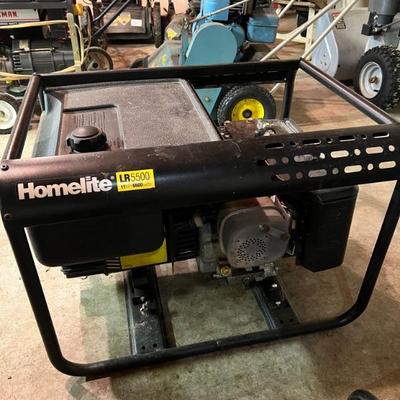Homelite 5500 watt generator