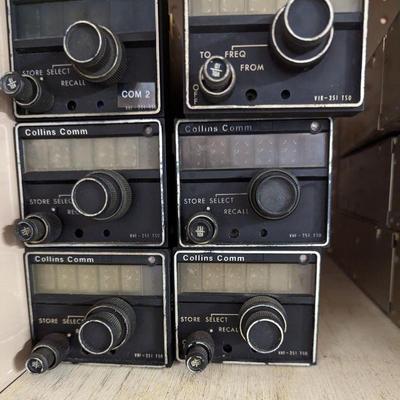 LOT OF 13 Collins Nav VIR-351 TSO/Comm VHF-251-TSO AS IS UNTESTED