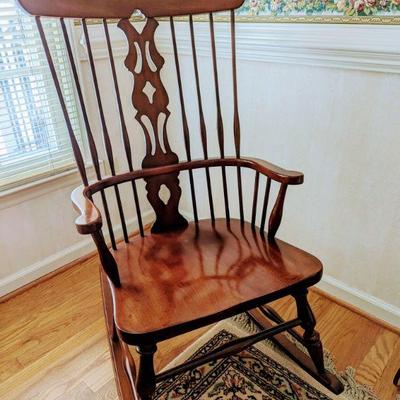 Windsor rocking chair by Virginia House furniture