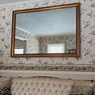 Huge Gold Framed Mirror 60