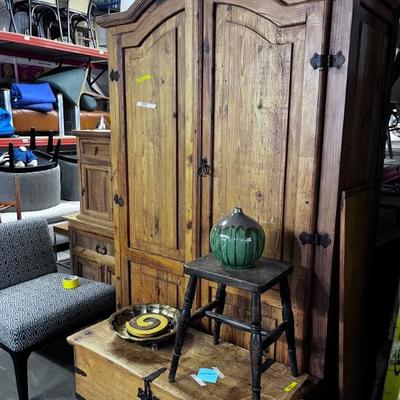 Pine Armoire/ Chest