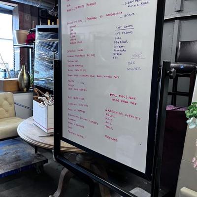 Presentation board on Wheels