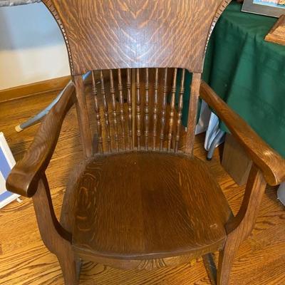 Antique Quarter Sawn Oak Rocking Chair
