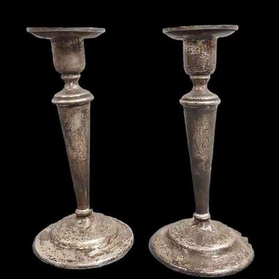 Sterling Silver Candlesticks 