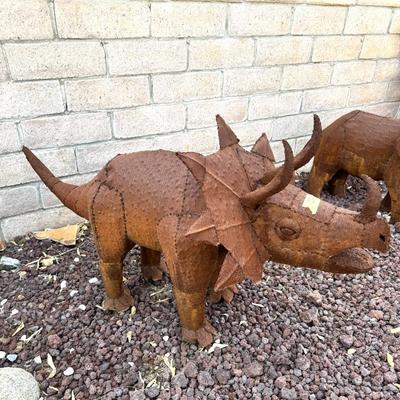 Dinosaur Yard Art