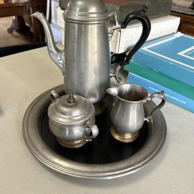 Pewter Coffee Set