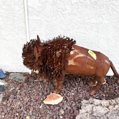 Bison Yard Art