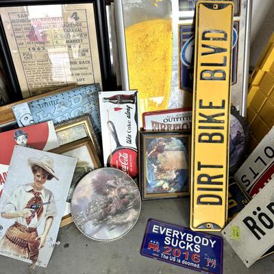 Vintage Metal Signs