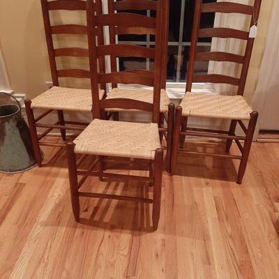 Set of 4 lafderback chairs Southport NC