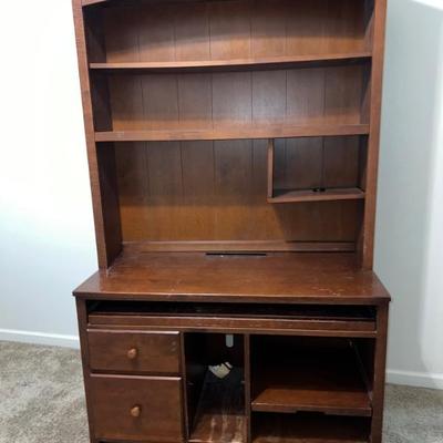 Desk with hutch $125   48x78