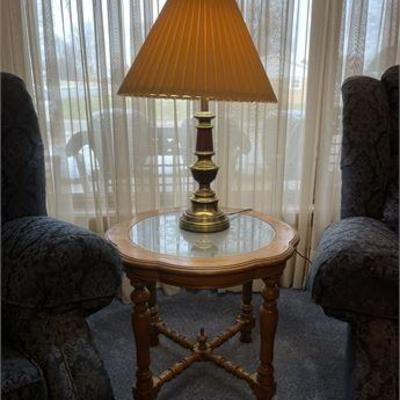 Brass Occasional Table Lamp