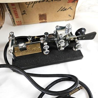 Vibroplex Telegraph Morse Code Ham Radio Key Keyer Bug