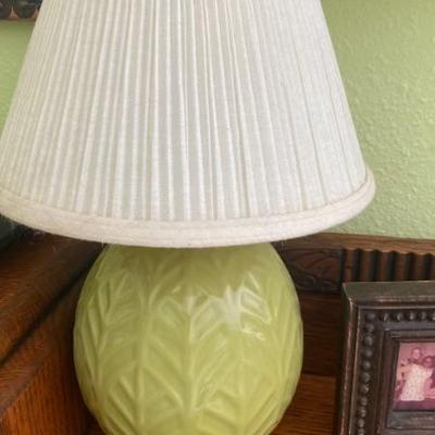 small yellow lamp