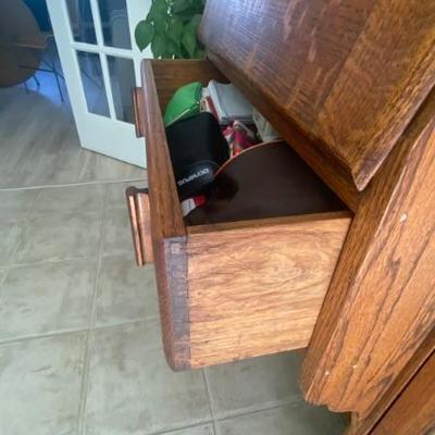 English Desk with shelves 47 x 47.5 x 16
