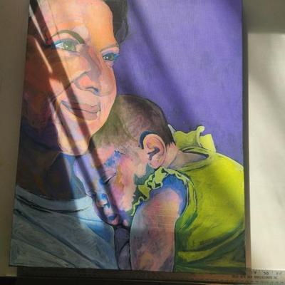Mother and Baby 18" x 24"