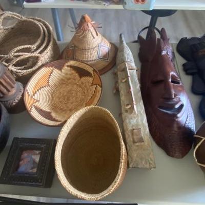 Baskets and masks