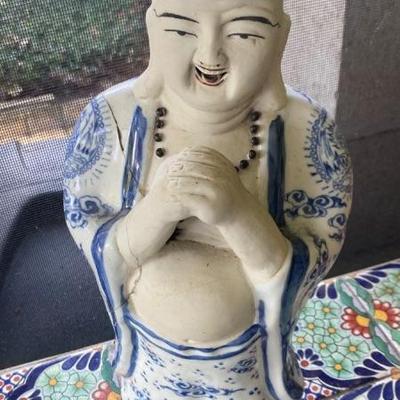 Earthenware Buddha 14"