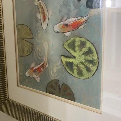 Framed Koi Fish