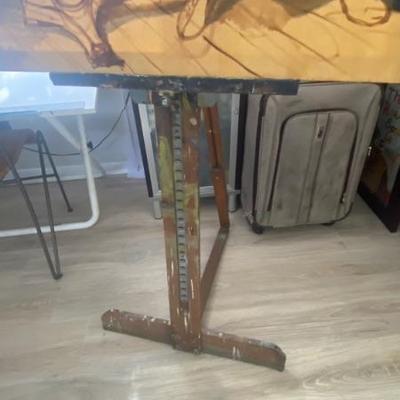 Wooden painters easel