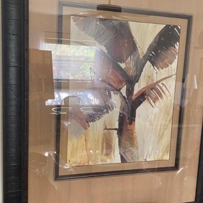 frame print under glass