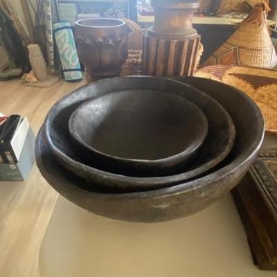 hand made wooden bowls