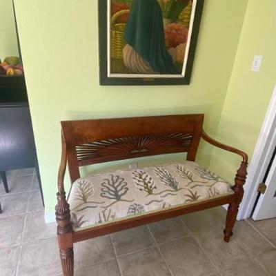 Wood bench 47