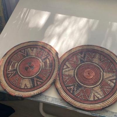 Hand woven mats