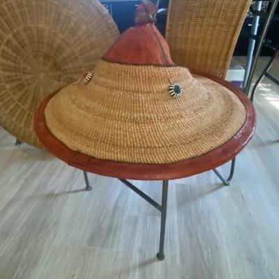Hand woven hats