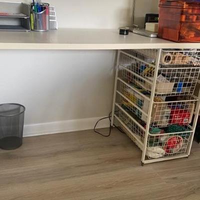 Melamine crafting desk 30 x 54 x24