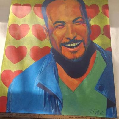 Laughing Man 24" X 30" 