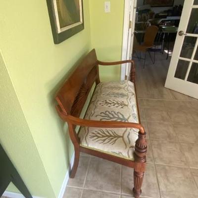 wood bench 47"