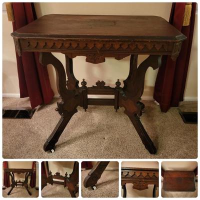 Antique Walnut Writing Table