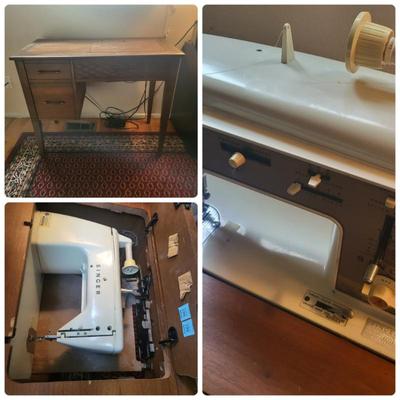 Vintage Table Singer Sewing Machine 