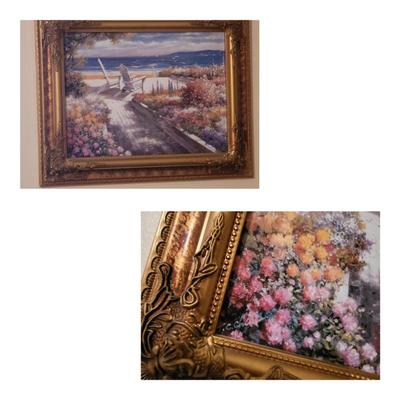 Ornate Frame Reproduction Painting