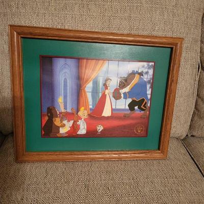 Framed & Matted Beauty & The Beast Print