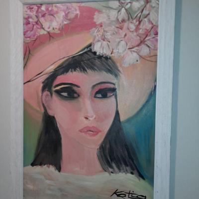 "Girl with Hat" by Katia