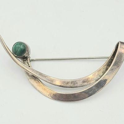 Southwest sterling silver pin